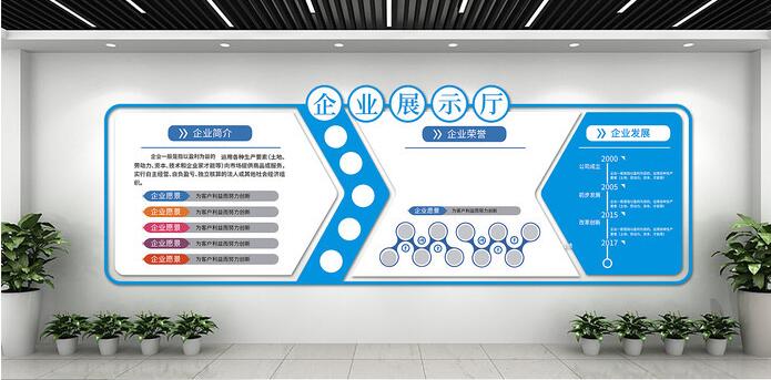 公司企業文化墻設計圖片